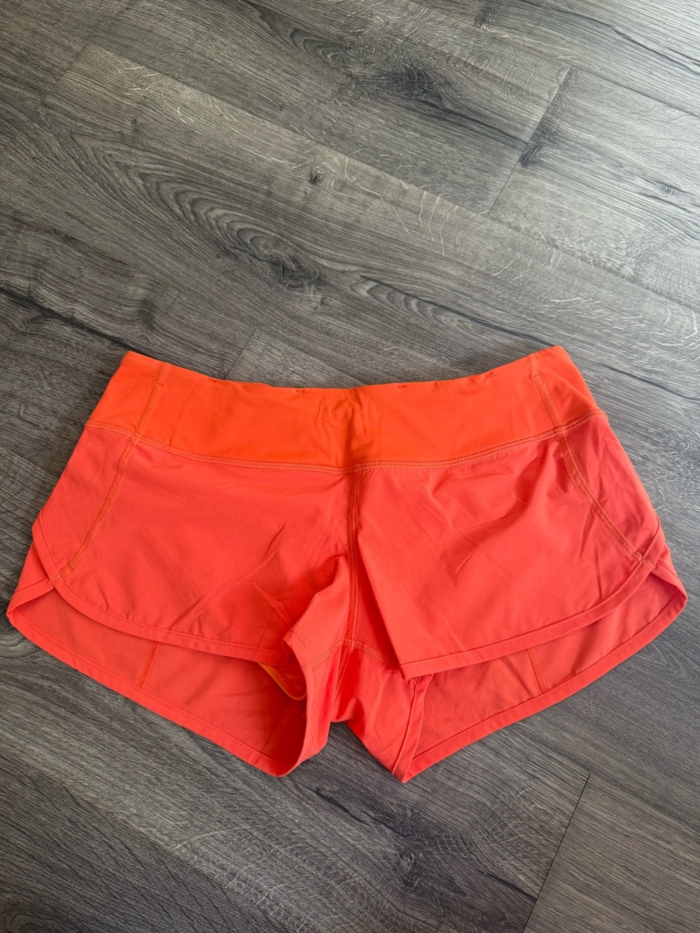 Lululemon Speed Short size 6 in Bright Orange
